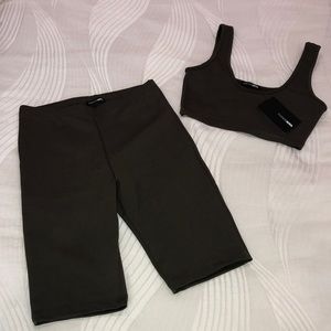 Biker short set